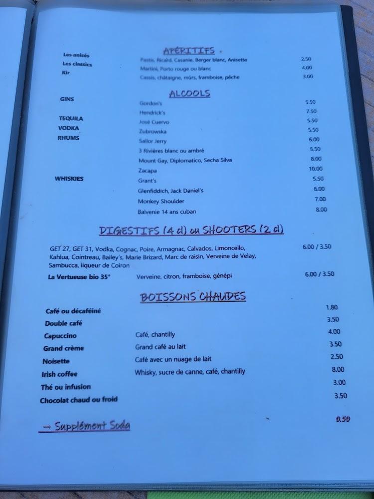 La Folie En Tete - Menu Image 2